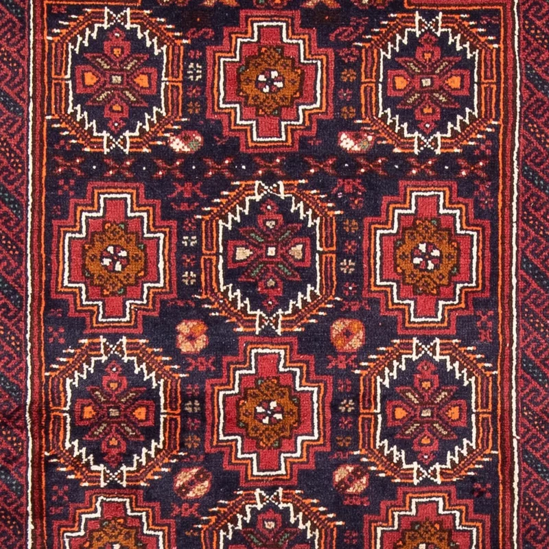 Belutsch Teppich 101 x 193 cm - rot