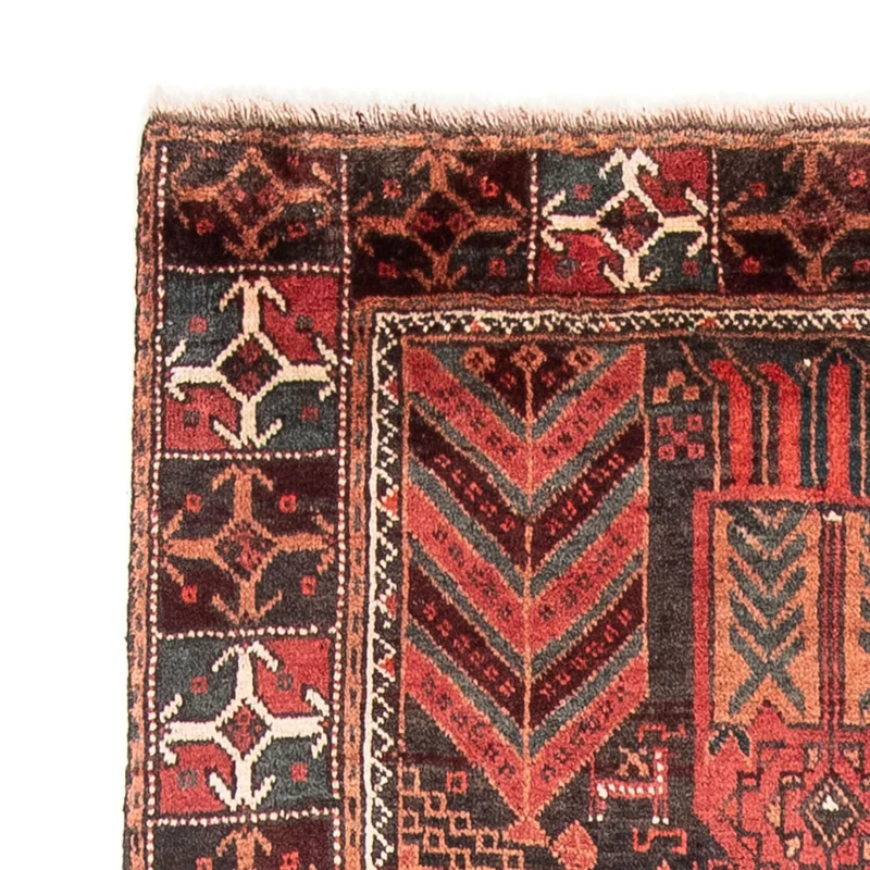 Belutsch Teppich 100 x 205 cm - hellrot