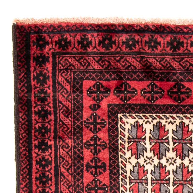 Belutsch Teppich 116 x 207 cm - rot