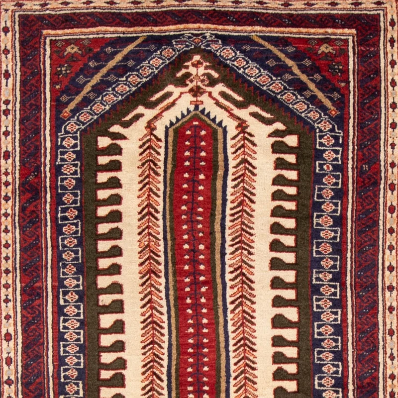Belutsch Teppich 117 x 207 cm - rot