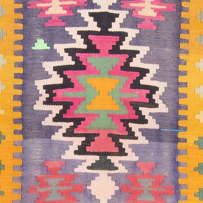 Läufer Kelim - Old - 147 x 360 cm - mehrfarbig