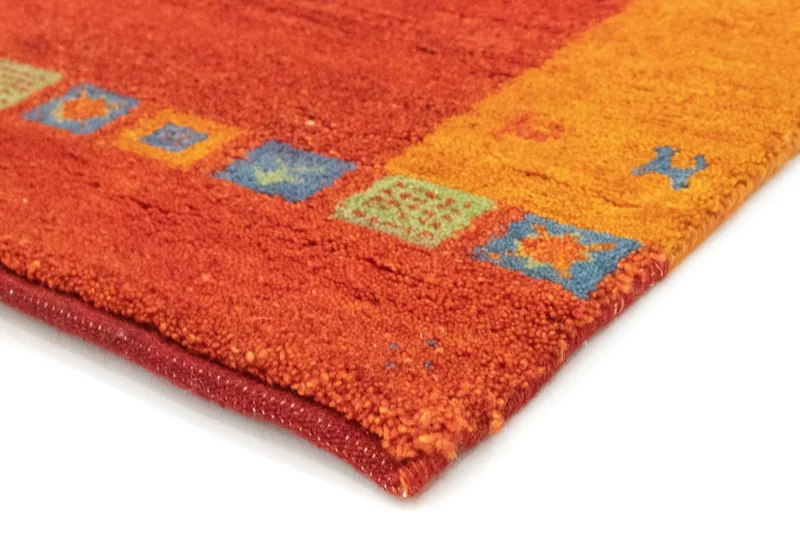 Gabbeh Teppich - Indus 153 x 243 cm - orange