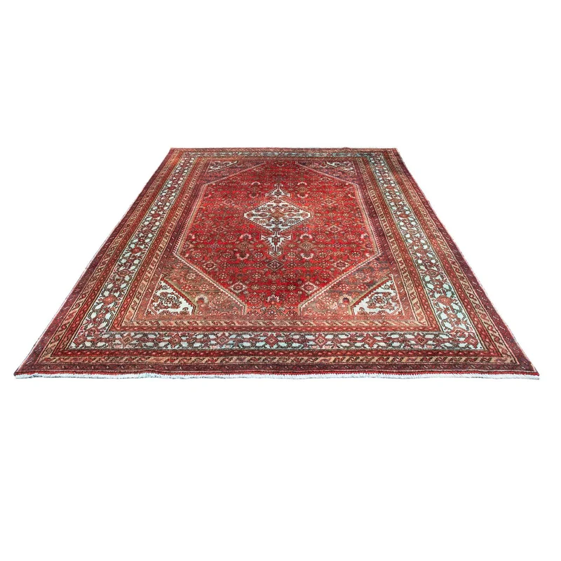 Orientteppich 305 x 313 cm - dunkelrot