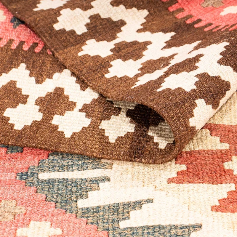 Kelim Teppich - Old 135 x 402 cm - mehrfarbig