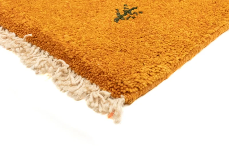 Gabbeh Teppich - Perser 88 x 133 cm - gold