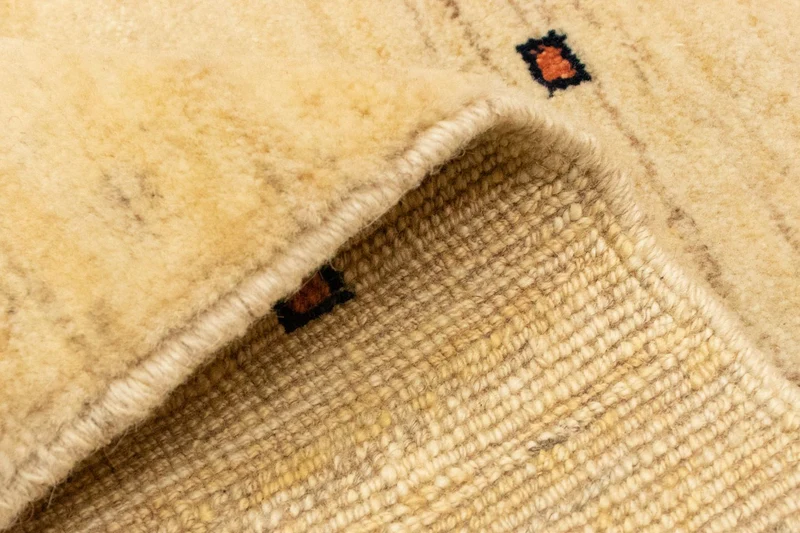 Gabbeh Teppich - Perser 100 x 102 cm - beige