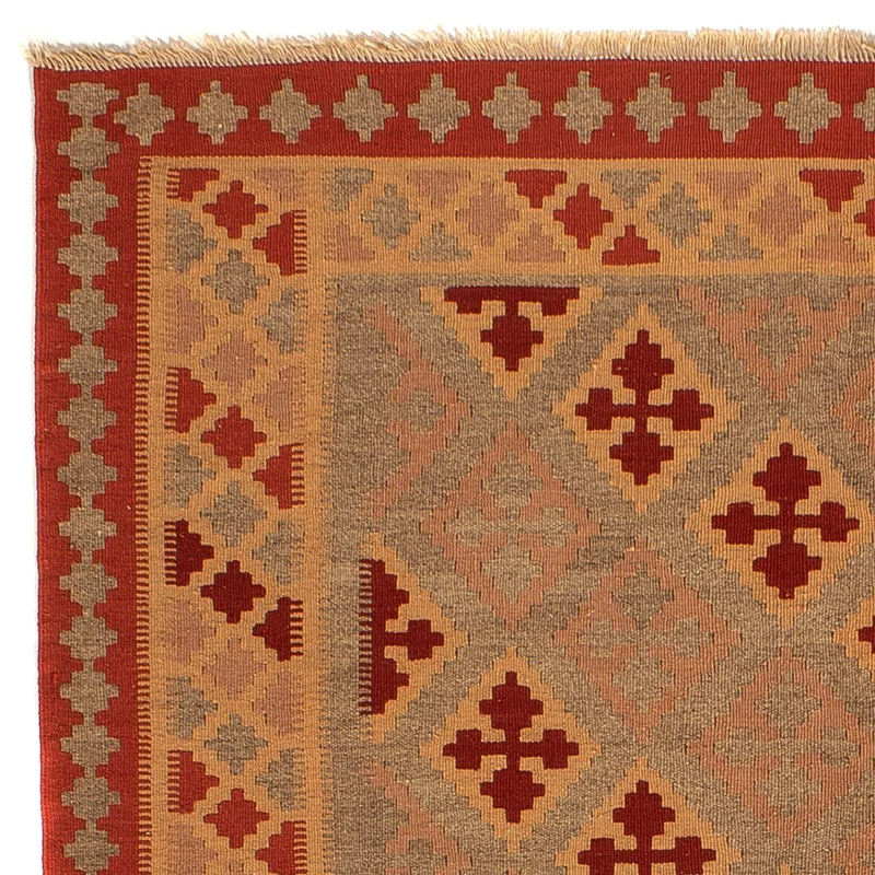 Kelim Teppich - Oriental 161 x 165 cm - dunkelrot