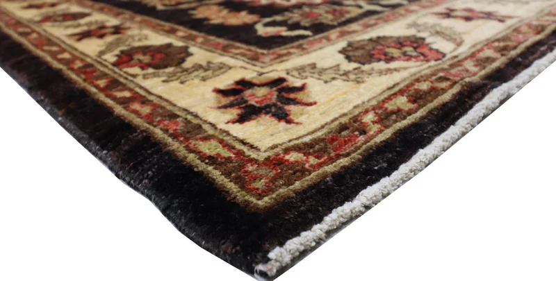 Ziegler Teppich 89 x 125 cm - dunkelbraun