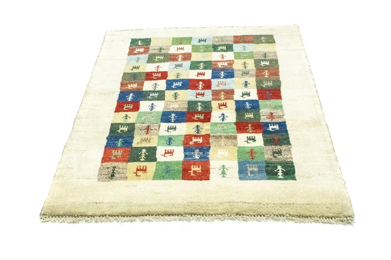 Gabbeh Teppich - Perser 100 x 136 cm - bunt