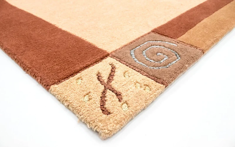 Nepal Teppich 172 x 238 cm Wohnzimmer Teppich