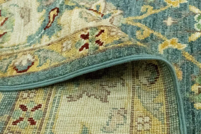 Ziegler Teppich 120 x 180 cm - hellblau