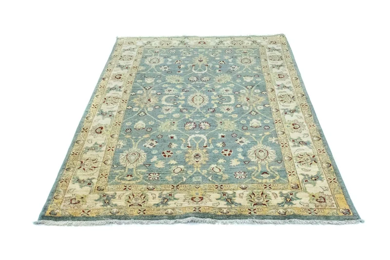 Ziegler Teppich 120 x 180 cm - hellblau