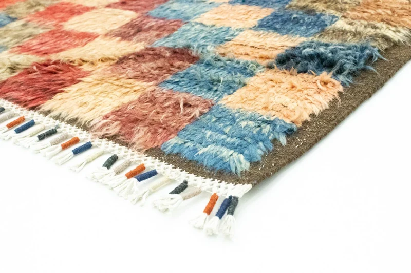 Berber Teppich 143 x 206 cm - bunt