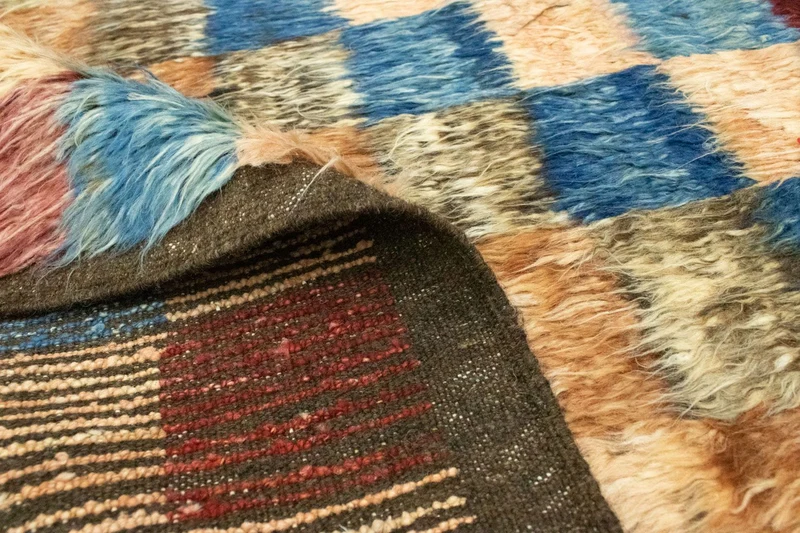 Berber Teppich 143 x 206 cm - bunt