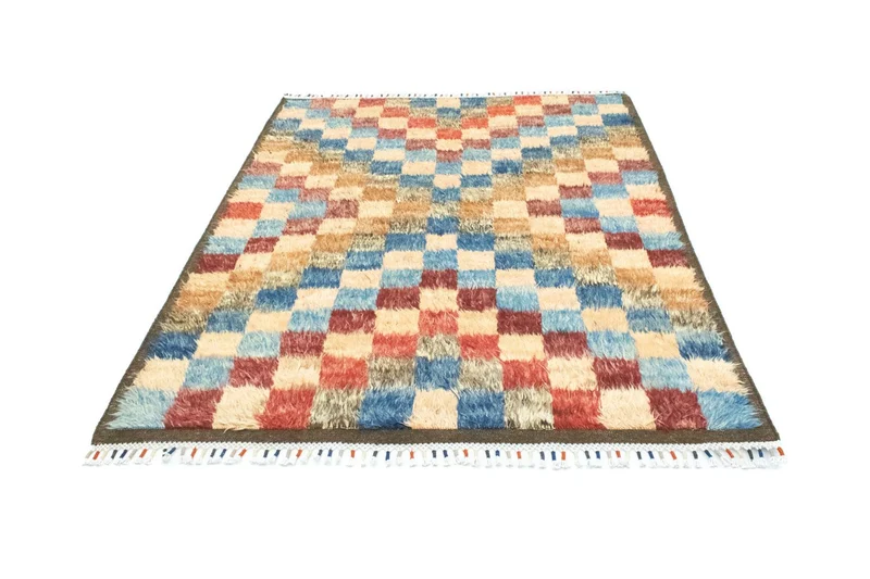 Berber Teppich 143 x 206 cm - bunt