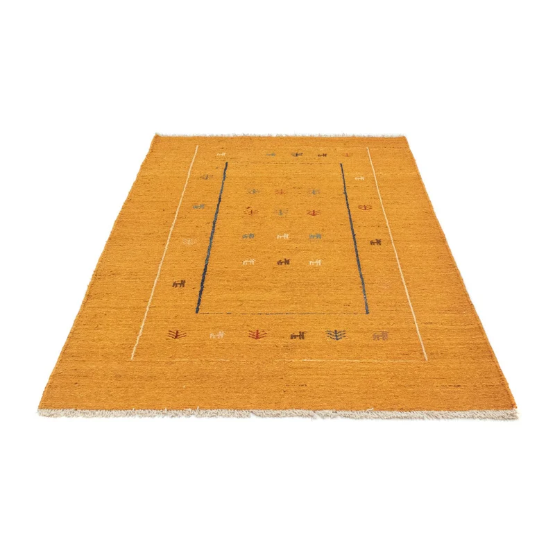 Gabbeh Teppich - Perser 123 x 188 cm - gold