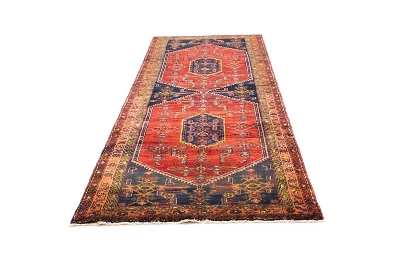 Perserteppich - Nomadic 112 x 305 cm - blau