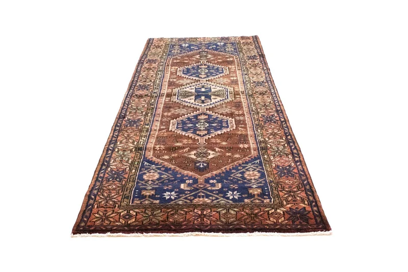 Perserteppich - Nomadic 115 x 303 cm - blau