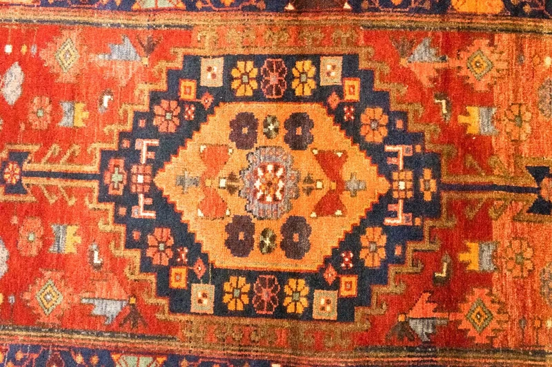 Perserteppich - Nomadic 103 x 290 cm - orange