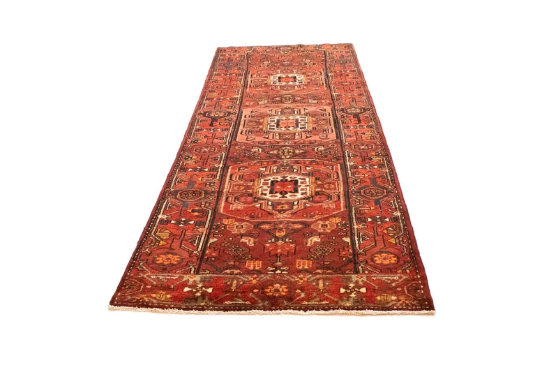 Perserteppich - Nomadic 112 x 302 cm - orange