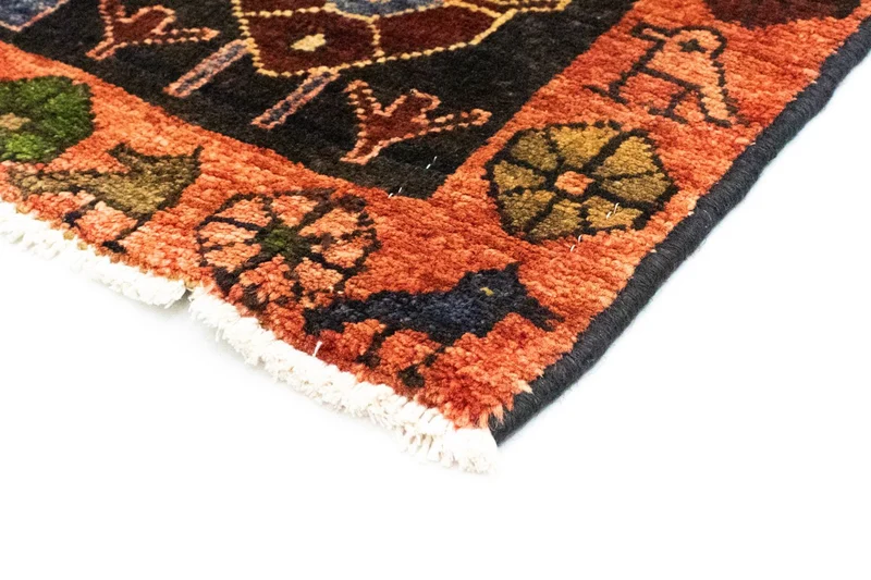 Perserteppich - Nomadic 105 x 296 cm - blau