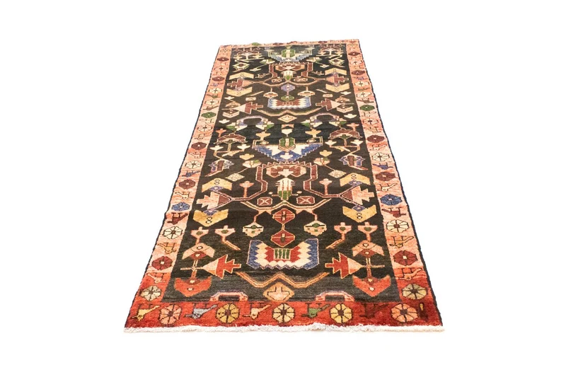 Perserteppich - Nomadic 105 x 296 cm - blau