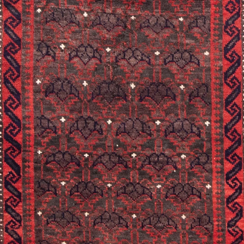 Perserteppich - Nomadic 113 x 240 cm - rot