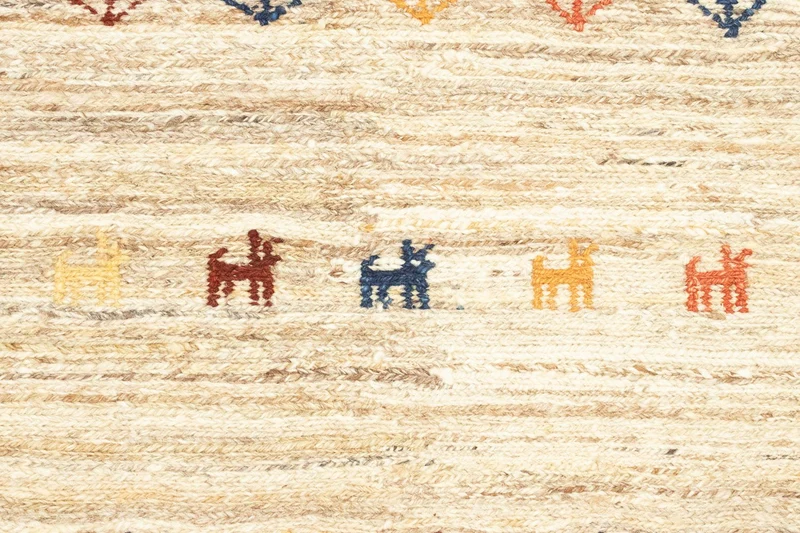Gabbeh Teppich - Perser 110 x 182 cm - beige