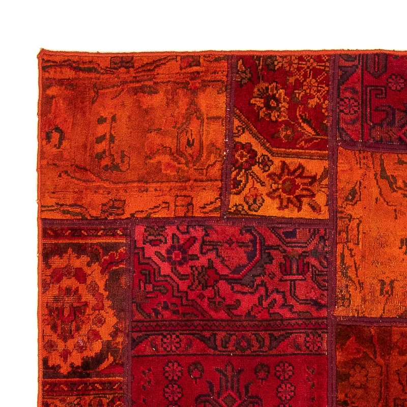 Patchwork Teppich 140 x 194 cm - mehrfarbig