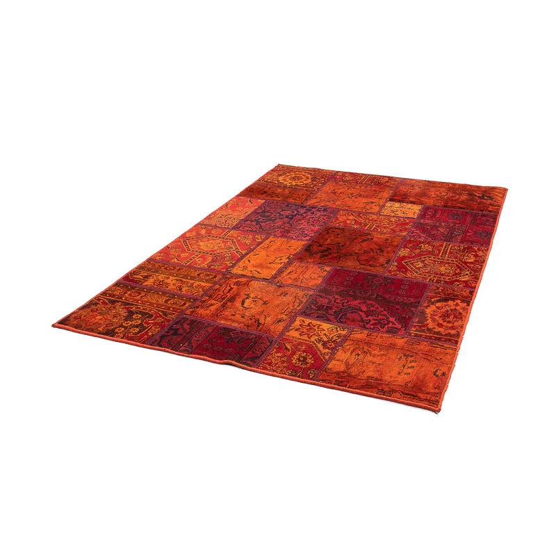 Patchwork Teppich 140 x 194 cm - mehrfarbig