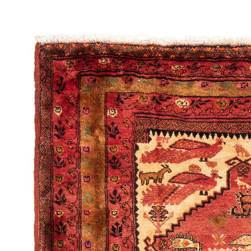 Belutsch Teppich 134 x 224 cm - rot