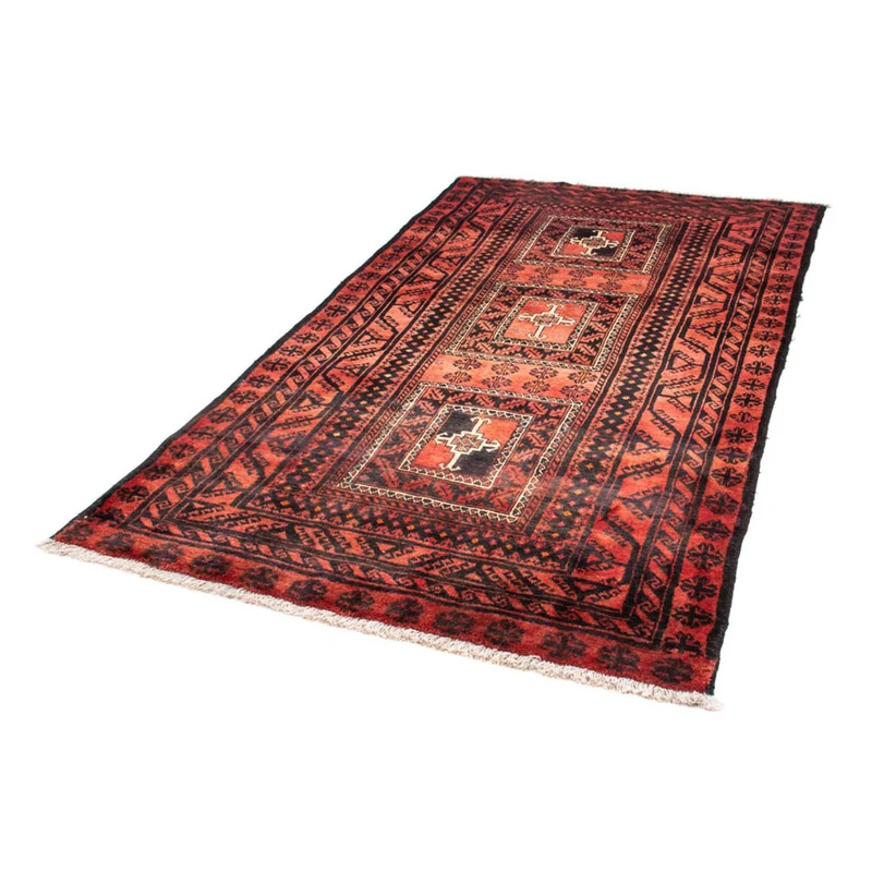 Belutsch Teppich 127 x 236 cm - rot
