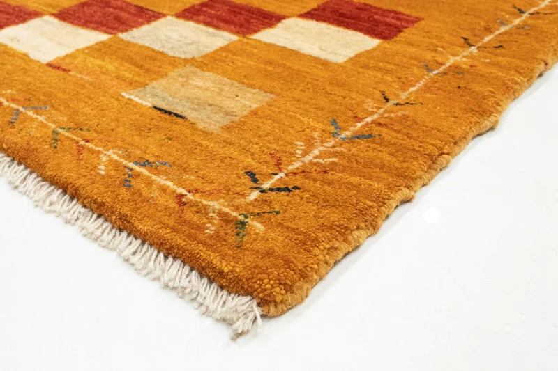 Gabbeh Teppich - Perser 103 x 146 cm - mehrfarbig