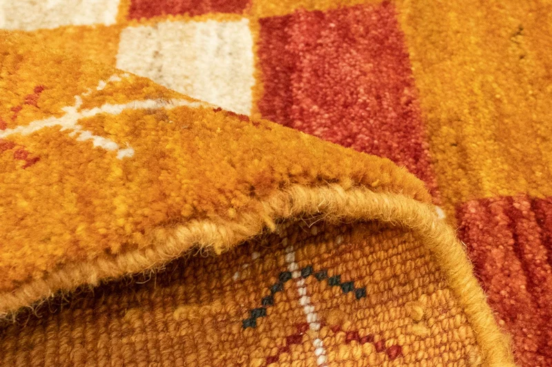 Gabbeh Teppich - Perser 103 x 146 cm - mehrfarbig