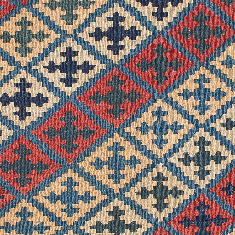 Kelim Teppich - Oriental 122 x 176 cm - mehrfarbig