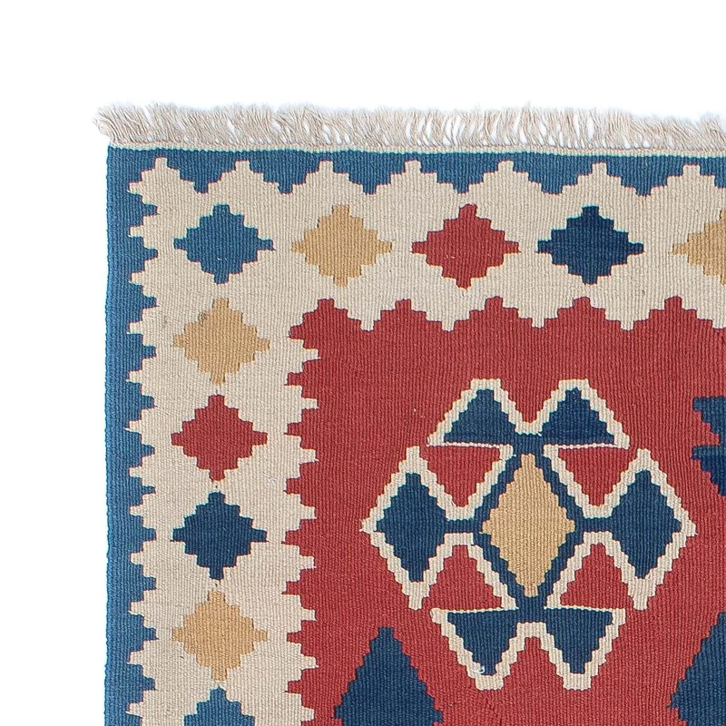 Kelim Teppich - Oriental 120 x 180 cm - dunkelrot