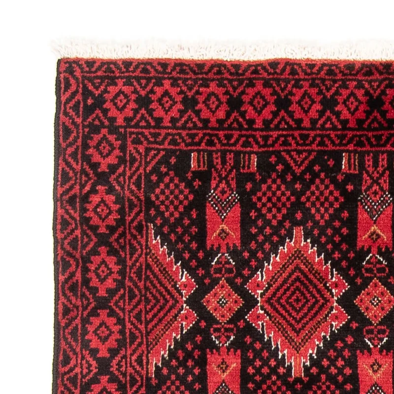 Belutsch Teppich 103 x 187 cm - rot