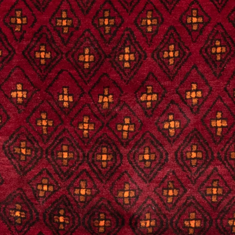 Belutsch Teppich 103 x 182 cm - dunkelrot