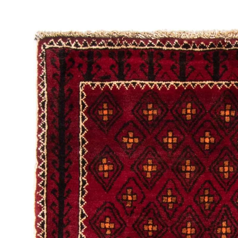 Belutsch Teppich 103 x 182 cm - dunkelrot