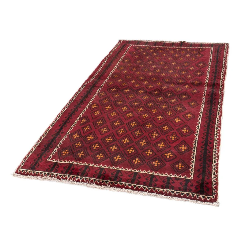 Belutsch Teppich 103 x 182 cm - dunkelrot