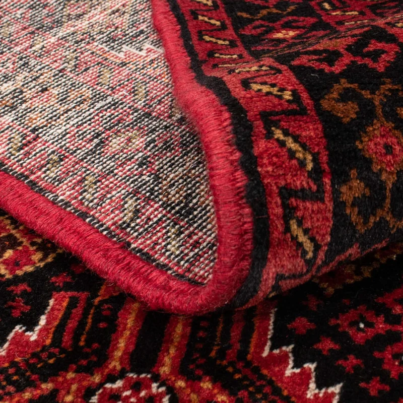 Belutsch Teppich 96 x 184 cm - dunkelrot