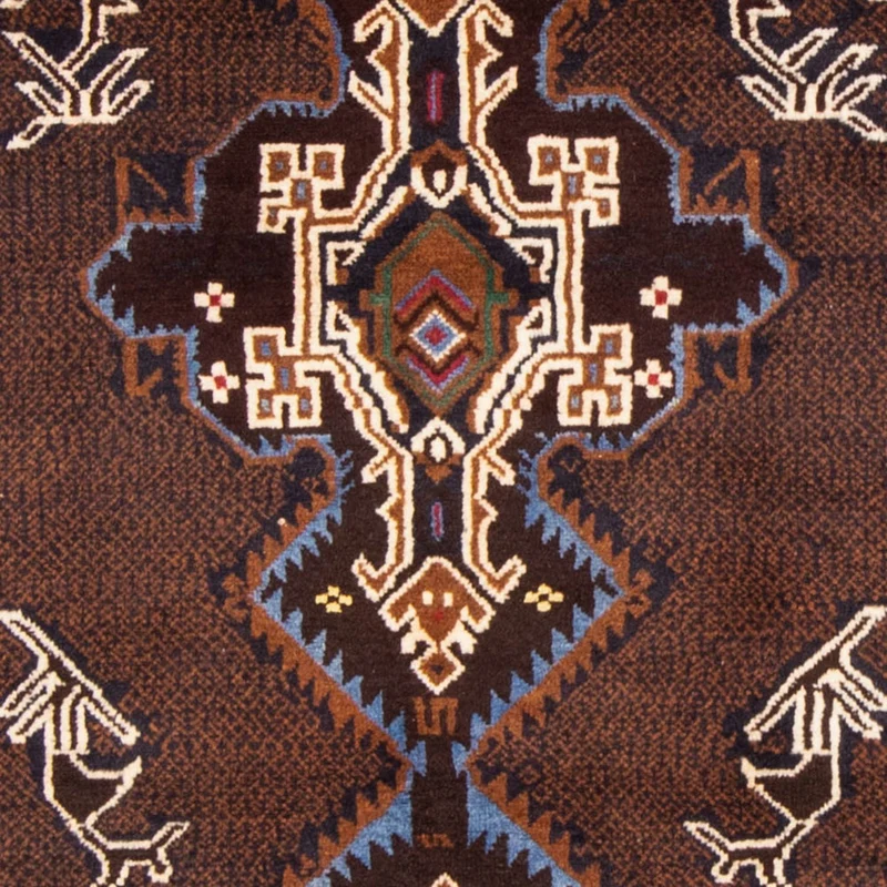 Belutsch Teppich 112 x 201 cm - hellchoco