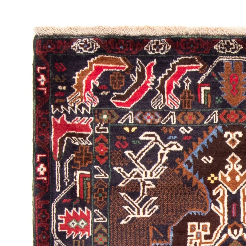 Belutsch Teppich 112 x 201 cm - hellchoco