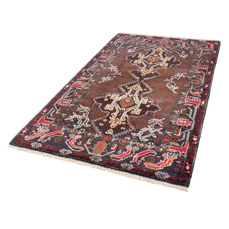 Belutsch Teppich 112 x 201 cm - hellchoco