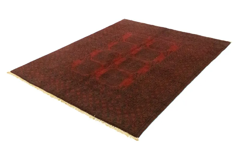 Afghan Teppich - Filpa 151 x 194 cm - rot