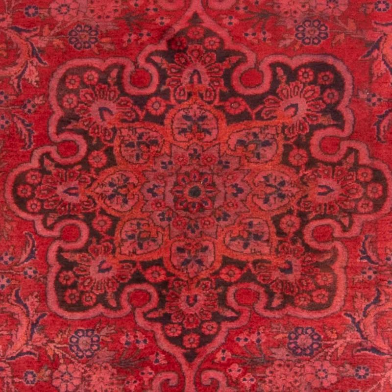 Orientteppich 212 x 335 cm - dunkelrot
