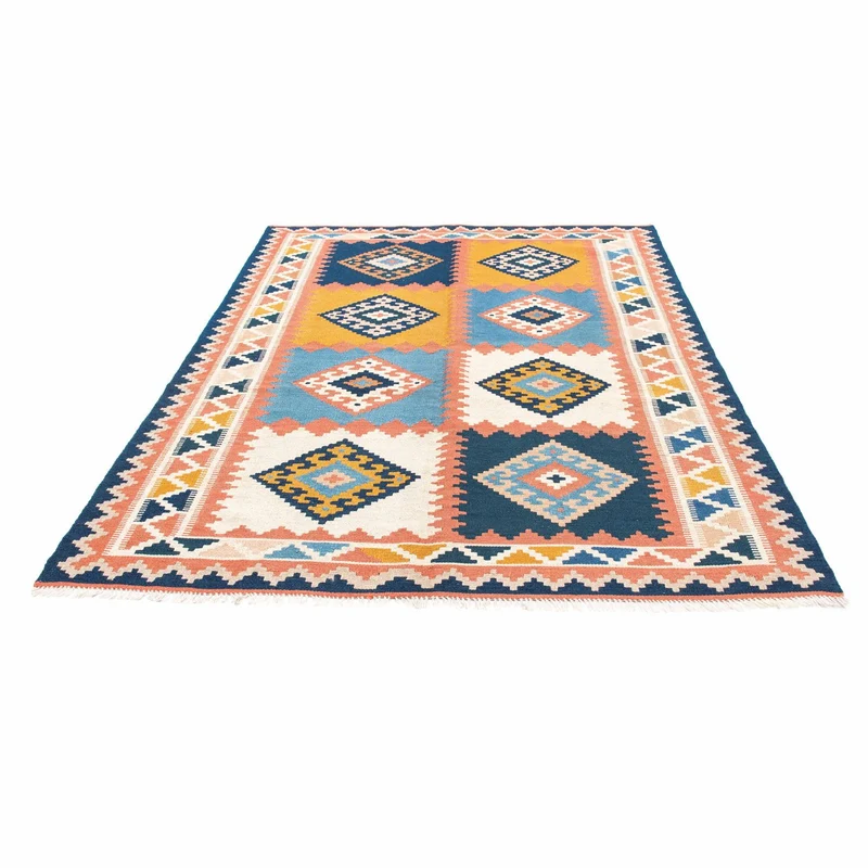 Kelim Teppich - Oriental 159 x 200 cm - blau