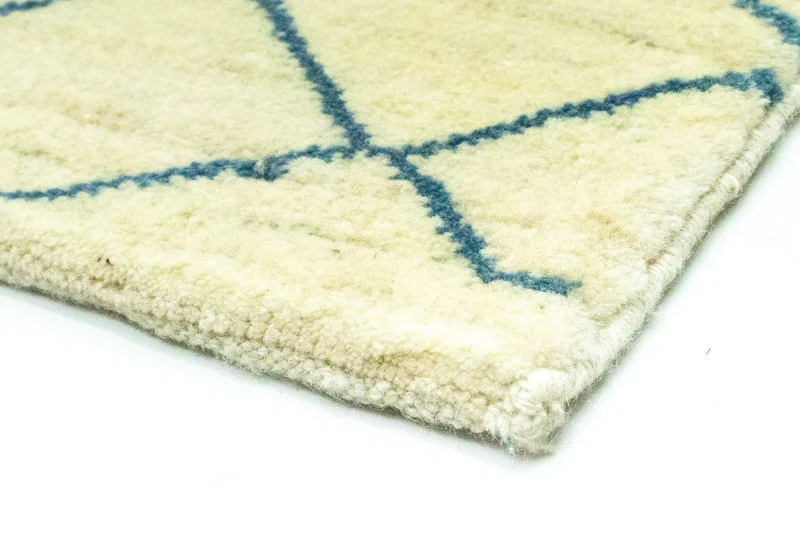 Gabbeh Teppich - Perser 82 x 190 cm - blau