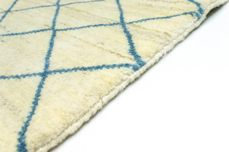 Gabbeh Teppich - Perser 82 x 190 cm - blau