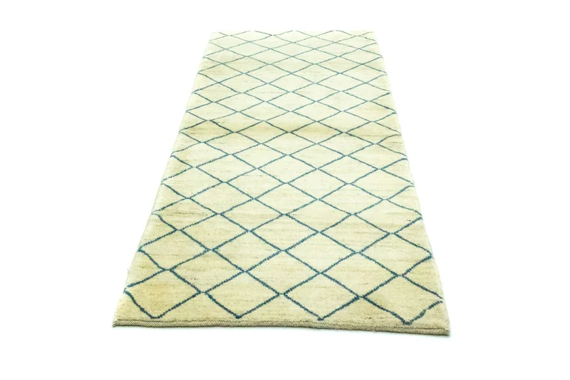 Gabbeh Teppich - Perser 82 x 190 cm - blau